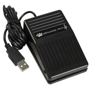 가제트 USB 풋 스위치 키보드 페달 스위치 HID PC 컴퓨터 USB 액션 제어 프리 그램 키 기능