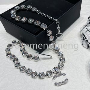 High-End-Marke Halskette Herz Perle Diamant Doppelbuchstaben Anhänger Designer Halsketten Ketten Choker Männer Frauen Holiday Party Geschenke Kupferschmuck