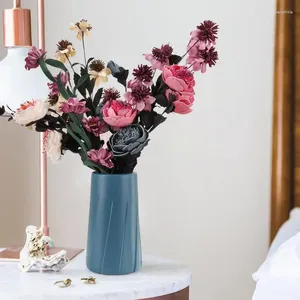 Вазы цветочные современные простая пластическая ваза творческая гостиная украшения украшения европейская геометрическая глазурь