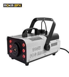 Spain Stock MOKA LED 900W Fog Machine Smoke Machine Special Stage Effects Fog Generator Remote Control Disco Smoke Machine7528554