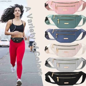 Bolsas esportivas Fanny Packs for Women Belt Belt Fashion Packs Bum Bag para corrida de viagens para caminhadas Y240410