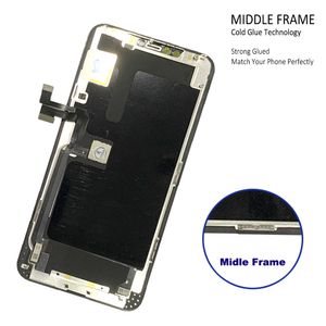 Han AMOLED -skärm för iPhone 11 Pro Max 11Promax LCD 3D Pekskärm Digitizer Assembly LCD Display Bytesdelar