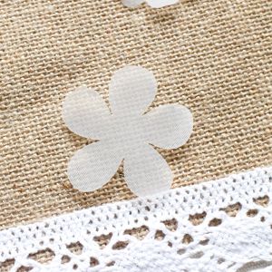 Accessori per abbigliamento da 100 pezzi/lotto piccoli fiori Applique in organza Birsa fai -da -te Abito da sposa in pizzo fatto a mano