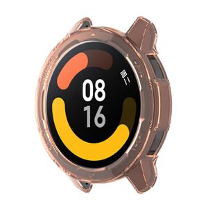 Koffer für Xiaomi Mi Watch S1 Active Smart Watch TPU Weiche Silikonabdeckung Stoßfänger für Mi Uhrenfarbe 2 Beschützer Frame Shell