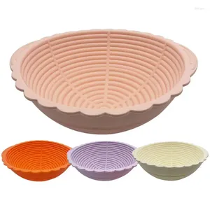 Baking Tools Silicone Bread Proofing Basket Foldable Sourdough Heat Resistant Banneton Brotform Stuff