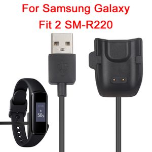 Titular do carregador de 1pcs para Samsung Galaxy Fit 2 SM-R220 Smart Watch Wrist Fand Charger USB Carregamento Cabão Cabão Dock Station
