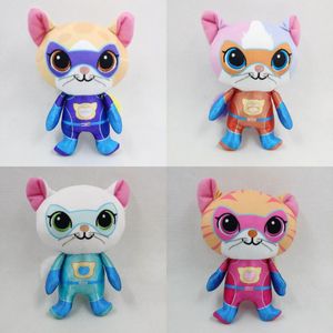 Горячая продажа супер -аниме кошачья кукла мультфильм Superkitties плюс плюшевые игрушечные куклы