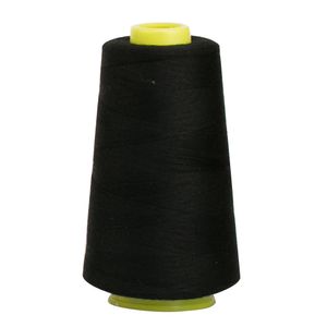3000 Yards Black/White Sewing Thread Universal Cone Thread Sewing Machine Thread Household Sewing Knitting Clothing Stitching
