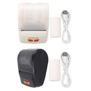 Printers PT 230 Thermal Printer Portable Thermal POS Printer for Printing Receipts Barcodes QR