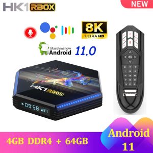 Box HK1 RBOX R2 DDR4 Smart TV Box Android 11 4GB RAM 64GB 32GB RK3566 2.4G 5Ghz WiFi 1000M BT 4K 8K TVBOX Set Top Box Media Player