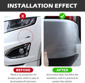 Adesivos de carro transparente adesivos de ponta de guarda-borda adesivos anti-arranhões Clear Universal Door Sill Protector