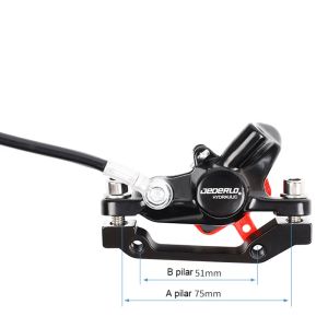 E-Bike MTB Hydraulikscheibenbrems-Set Aluminiumlegierung Elektromotter Roller Stromregelschalter Schaltträger Schnittkraftung von Fahrradbremsen ausschneiden