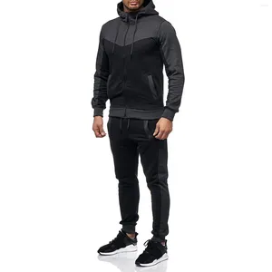 Herren -Trailsuiten 2024 Fashion Herren Tracksuit Designer Stoff Kapuze -Sweatshirts Jogger Hosen Hochqualifiziertes Fitnessstudio Outfits Casual Sports Hoodie