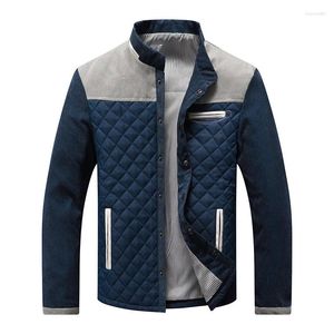 Men's Jackets Baseball Cotton Jacket Stand Collar Mesh Pressed Lightweight Vintage Flight Casual Long Sleeve Coats