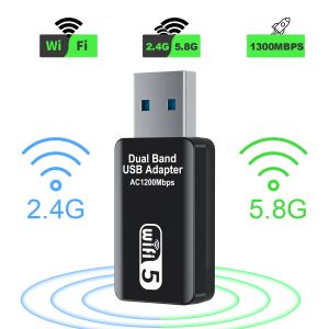 Cards Wifi Adapter Wi Fi Network Card Portable Wireless Wifi Key Receiver Wifi Usb Dongle Ethernet Adapter For PC Computer Laptop