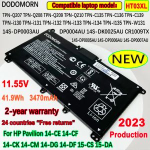 Baterias Dodomorn HT03XL Bateria de laptop para HP Pavilion 14CE 14CF 14CK 14CM 14DG 14DF 15CS 15DA HSTNNLB8L L11421421 BATICAS