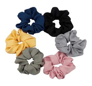 På 1st. Nya stora hårbågar Scrunchies Silk Ponytail Holder Hårtillbehör Elastiska band Bowknot Scrunchy Gum3799179