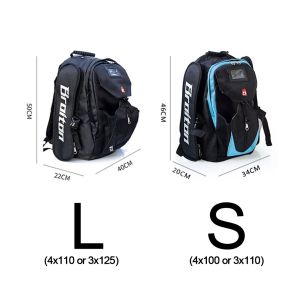 Professional Skate Backpack Inline Speed Skate Bag Black Blue Rose S L Roller Skating Bag for 3X110mm 4X100mm 4X110mm Wheel Room