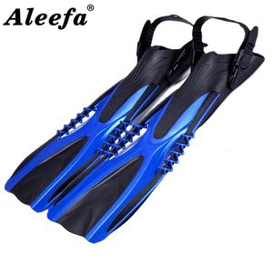 Aqualung Scuba Diving Fins Open Heel Flippers with Adult Swimming Flipper Trap 240407