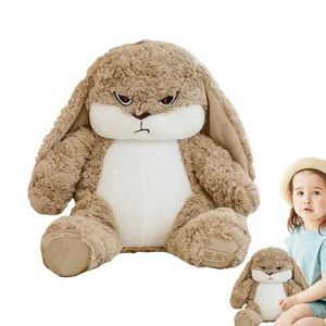 Plush Dolls Christmas Rabbit Doll Plush Toy Cute Stuffed Animal Long Ears Rabbit Doll Childrens Toy Baby Sleep Pillow Christmas Gift J240410