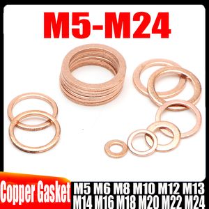 20/50pcs M5 M6 M8 M10 M12 M14 M16 M18 M20 M22 Сплошная медная стиральная машина.