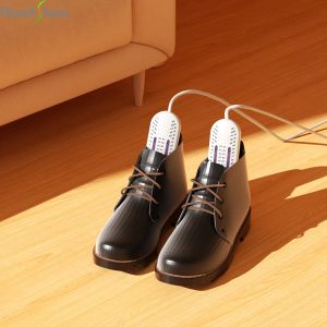 Torkar 110v220Velectric Shoe Dryer Boot Warmer Shoe UV Foot Boot Dryer Eliminera lukt Fastorkningstorkning Boot Deodorizer Socks Dryer