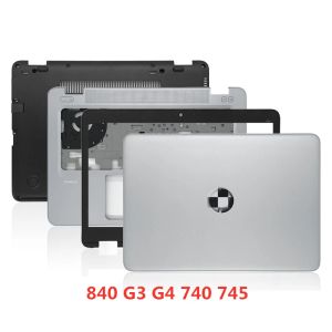 Ramki Nowy laptop dla HP Elitebook 840 G3 G4 740 745 Tylna pokrywa górna skrzynia/przednia ramka/dłoni/dna baza obudowa osłony