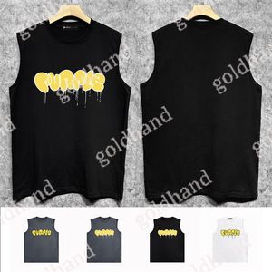 Fashion Mens Sleeveless T Shirt Summer Mans Tank Tops Clothing Pure Cotton Breathable Vest Round Neck Tees