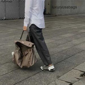 حقائب اليد المصممة 50 سم حقائب حقيقية الجلود 2024 جديدة للبقر الناعم Super Single Luggage 50 Limited Edition Handbag WN-6GDU