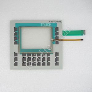 Pannelli pannelli touch screen vetro per 6av66420da011ax1 6av6 6420da011ax1 OP177B Digitalizzatore touch con tastiera tastiera a membrana