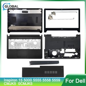 Случаи Новый корпус ноутбука для Dell Inspiron 15 5000 5555 5558 5559 CMJK5 0CMJK5 LCD задняя крышка/передняя панель/palmrest/нижний чехол/ЖК -дисплеи