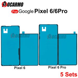 5Pcs LCD Screen Adhesive Tape And Back Cover Frame Sticker For Google Pixel 6 7 6P Pro 7Pro Glue Replacement