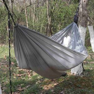 Hammocks Lightweight Portable Pendant 210T40D Nylon Paraplyhänge för ryggsäck Travel strandträdgård vandring