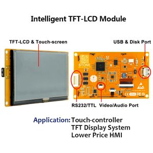 4,3 Zoll mit Touch Panel HMI Graphic LCD -Anzeigemodul Unterstützung für ESP32 MCU/Arduino