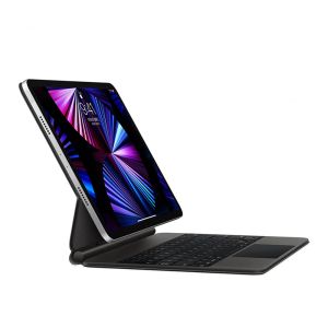 Tangentbord Huwei Magic Keyboard -fodral för iPad Pro 11 12.9 2021 2020 2018 Magnetic iPad Air 4 5 12.9 