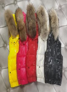 2020 Designer per bambini invernali spessi 90 vere anatra giubbotti giacche senza maniche per ragazzi mappa di lusso mappa di lusso da esterno babys top di qualità8663823