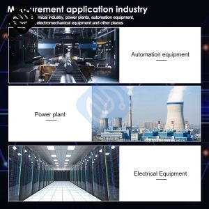 D52-2066 Din Rail AC Monitor 6IN1 110V 220V 380V 100A Voltage Current Power Factor Active KWH Electric Energy Frequency Meter