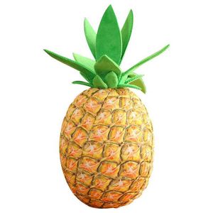 Plush Dolls 1 48CM Kawaii Pineapple Pillow Toy Filling Soft Fruit Doll Sofa Cushion Room Decoration Gift J240410