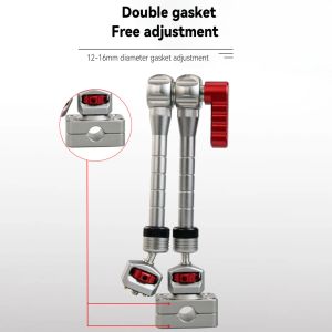 Aksesuarlar Sihirli kol süper kelepçesi 1/4 3/8 iplikli ayarlanabilir eklemli sürtünme sürtünme sihirli kolu aksiyon kamerası genişletme aksesuarları