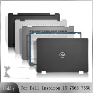 Cornici nuove per Dell Inspiron 15 7568 7558 LCD Cover posteriore Fronta Fronta Palmrest Bottom Case LCD Hinges Touchpad Tasta Tasta Top Lid