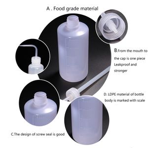 linyeyueあらゆる種類のLDPEプラスチック洗浄ボトル色のプラスチックブローエルボスクイーズ洗濯ボトル実験装置