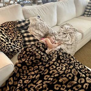 Cobertores de alto grau de lenço de altura de alcance de lapê de leopar