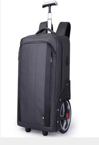 Duffel Bags Men Travel Trolley Bag Rolling Luggage Backpack On Wheels Wheeled For Business Cabin Carry5825895