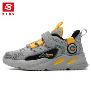 Buty 2023 Baasploa Kids Buty LED LUMINY NOWOŚĆ MOSYWNE SNASALNE Sneakers Boys Mesh Oddychane buty sportowe Lekkie tenis dla dziewcząt