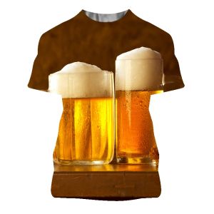 Herren bär 3D-öltryckt t-shirt Det är tidsbrev kul nyhet t-shirt män kort ärmskjorta kläder för män och kvinnor.