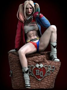 75mm harts Figur Clown Beauty Modeling 1/24 Scale Model Kit Omålade DIY -leksaker A332