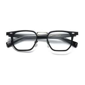 Occhiali ottici per uomini donne designer retrò m896 occhiali tela acetato telaio dettagliato elasticità quadrata in stile anti-blu piastra lente leggera con scatola