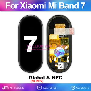 Screens For Xiaomi Mi Band 7 Smart Bracelet LCD Display Screen Touch Replace Repair Watch Original AMOLED No NFC