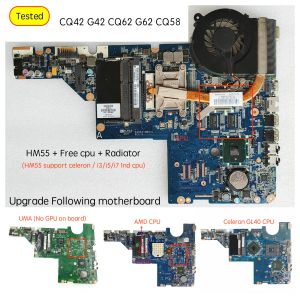 Motherboard For HP PAVILION CQ42 G42 CQ62 G62 Laptop Motherboard DA0AX1MB6F1 595183001 595183501 595183601