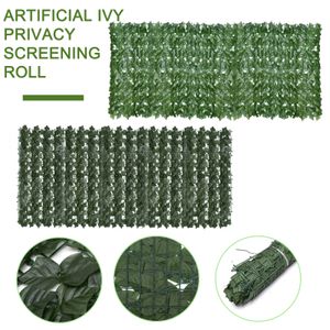 Triagem de folha verde artificial rola a tela de privacidade Hedges 0,5x1m 1x3m